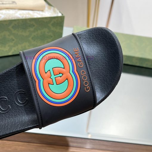 2024 GucciGucci unisex couple slippers jelly sandalsIn this edition series, the acronym of bregqfmcb - Image 10