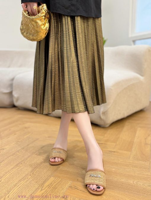 PRADA Prada 24 𝐬𝐬Fashion style early spring new letter high-heeled sandals series 〰◽ Two typgedmp0wf - Image 2