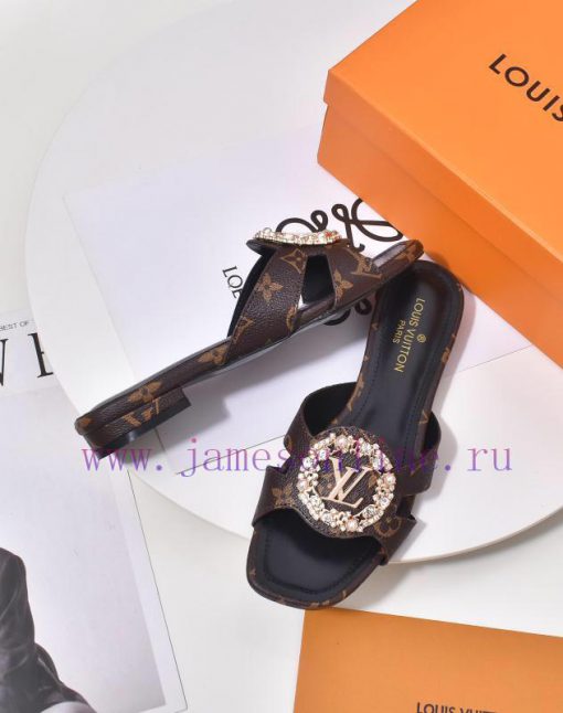 LV sandals have been shipped with rose/rose official website and updated with LV special old8p3x9shx - Image 4