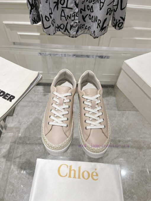 Chloe 24 New Hemp Edge Sports ShoesImported hemp rope edge hand sewn on the feet is super liry9vnkhh - Image 2