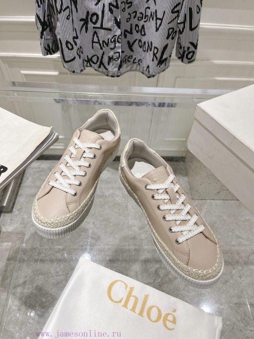 Chloe 24 New Hemp Edge Sports ShoesImported hemp rope edge hand sewn on the feet is super liry9vnkhh - Image 3