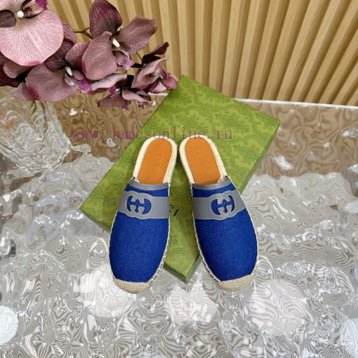 Gucci24Ss synchronously updates spring and summer new Gucci popular fisherman half trailer/s68myk2yt - Image 3