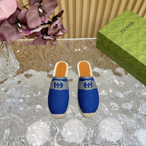 Gucci24Ss synchronously updates spring and summer new Gucci popular fisherman half trailer/s68myk2yt - Image 5