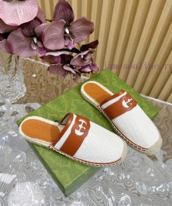 Gucci24Ss synchronously updates spring and summer new Gucci popular fisherman half trailer/s2buwczff
