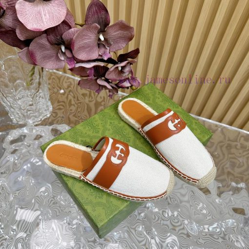 Gucci24Ss synchronously updates spring and summer new Gucci popular fisherman half trailer/s2buwczff