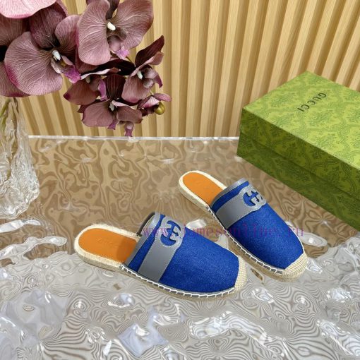 Gucci24Ss synchronously updates spring and summer new Gucci popular fisherman half trailer/s68myk2yt - Image 8
