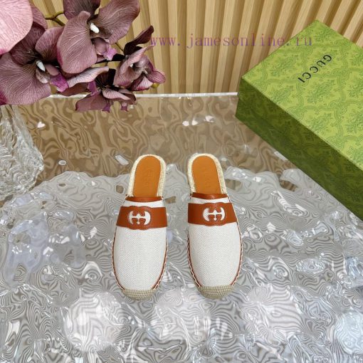 Gucci24Ss synchronously updates spring and summer new Gucci popular fisherman half trailer/s2buwczff - Image 5