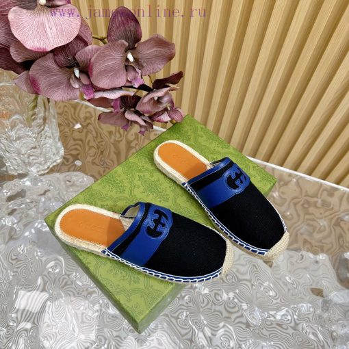 Gucci24Ss synchronously updates spring and summer new Gucci popular fisherman half trailer/sgtuw1sfu