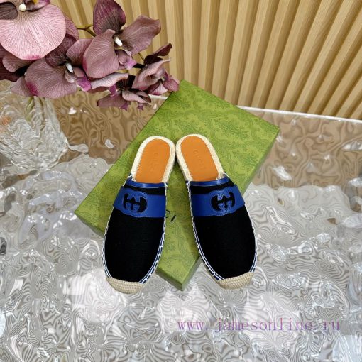 Gucci24Ss synchronously updates spring and summer new Gucci popular fisherman half trailer/sgtuw1sfu - Image 3