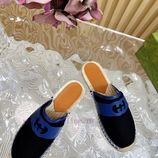 Gucci24Ss synchronously updates spring and summer new Gucci popular fisherman half trailer/sgtuw1sfu - Image 7