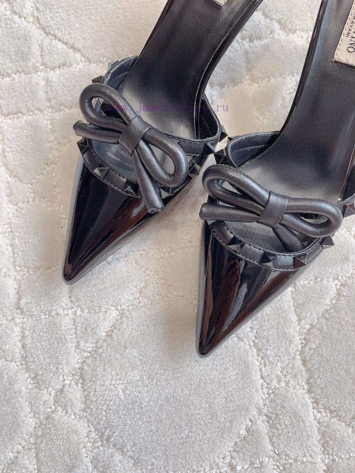 VALENTIN * New bowknot rivet high heel slippers Rivets with ballet shoe elements make peopleimssf7yw - Image 7