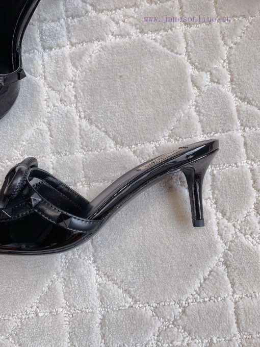 VALENTIN * New bowknot rivet high heel slippers Rivets with ballet shoe elements make peopleimssf7yw - Image 9