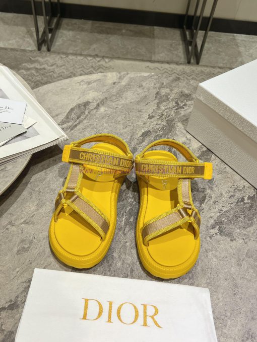 Classic upgrade with 2024 new color scheme Dior classic Velcro sandals and slippers series of5lcg88u - Image 2