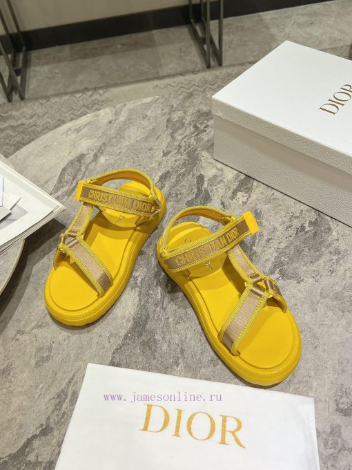 Classic upgrade with 2024 new color scheme Dior classic Velcro sandals and slippers series of5lcg88u - Image 3
