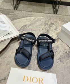Classic upgrade with 2024 new color scheme Dior classic Velcro sandals and slippers series onn9zswdv