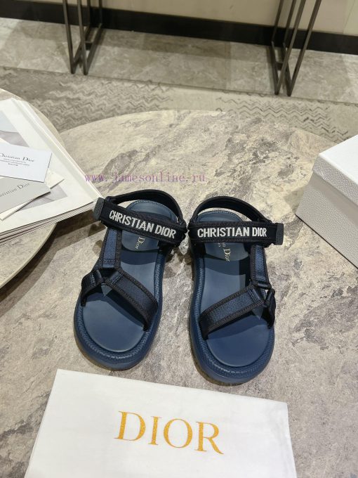 Classic upgrade with 2024 new color scheme Dior classic Velcro sandals and slippers series onn9zswdv