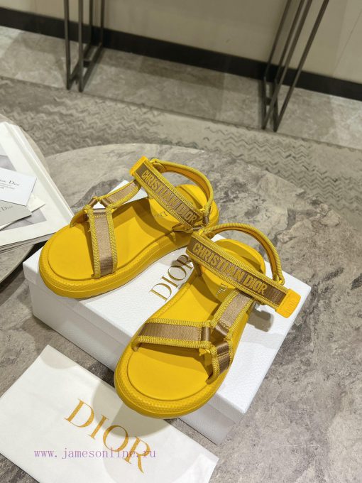 Classic upgrade with 2024 new color scheme Dior classic Velcro sandals and slippers series of5lcg88u - Image 6