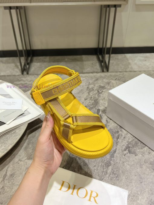 Classic upgrade with 2024 new color scheme Dior classic Velcro sandals and slippers series of5lcg88u - Image 7