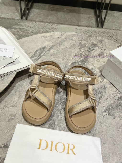 Classic upgrade with 2024 new color scheme Dior classic Velcro sandals and slippers series oqnxaihft
