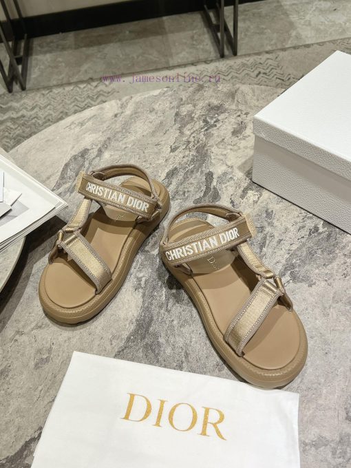 Classic upgrade with 2024 new color scheme Dior classic Velcro sandals and slippers series oqnxaihft - Image 3