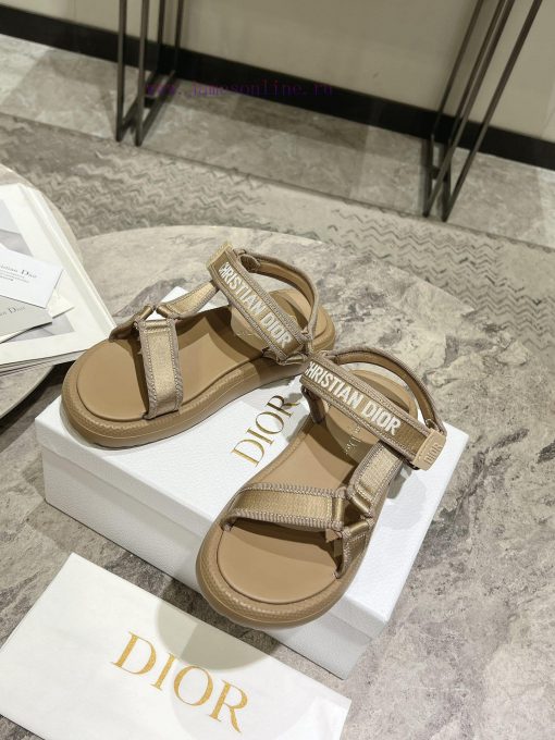 Classic upgrade with 2024 new color scheme Dior classic Velcro sandals and slippers series oqnxaihft - Image 6