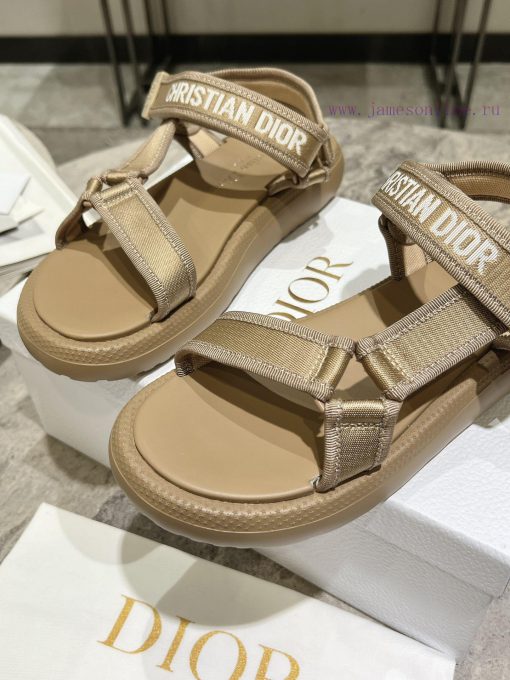 Classic upgrade with 2024 new color scheme Dior classic Velcro sandals and slippers series oqnxaihft - Image 7