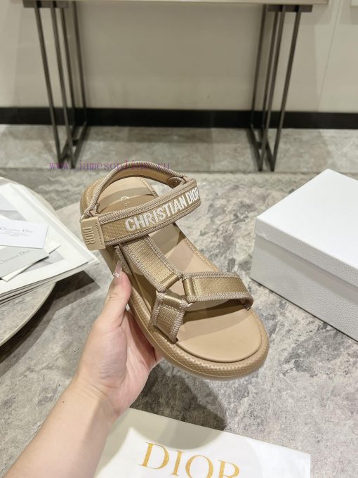 Classic upgrade with 2024 new color scheme Dior classic Velcro sandals and slippers series oqnxaihft - Image 8