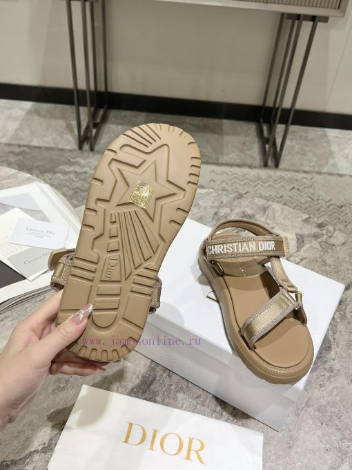 Classic upgrade with 2024 new color scheme Dior classic Velcro sandals and slippers series oqnxaihft - Image 10