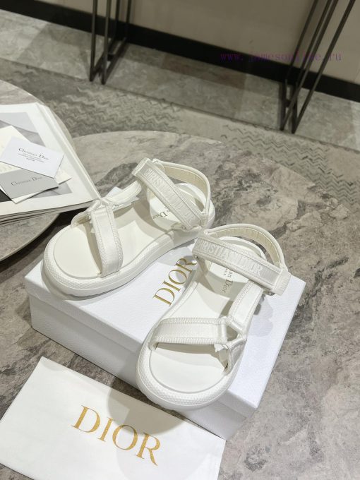 Classic upgrade with 2024 new color scheme Dior classic Velcro sandals and slippers series oye8e76ce - Image 6
