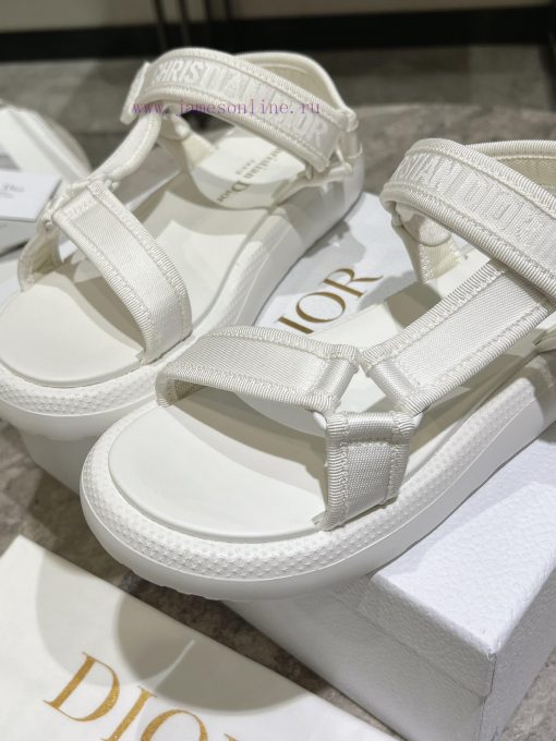 Classic upgrade with 2024 new color scheme Dior classic Velcro sandals and slippers series oye8e76ce - Image 8