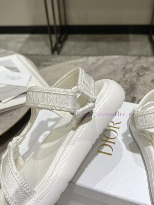 Classic upgrade with 2024 new color scheme Dior classic Velcro sandals and slippers series oye8e76ce - Image 9