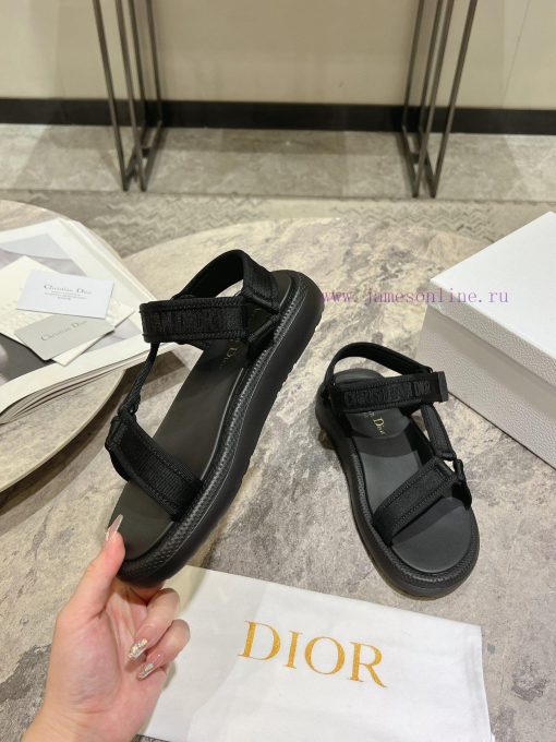 Classic upgrade with 2024 new color scheme Dior classic Velcro sandals and slippers series ogaom5fqp - Image 5