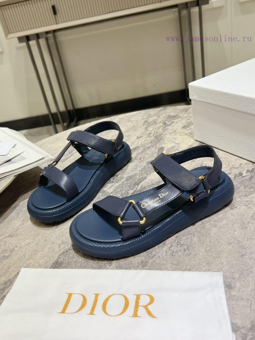 Classic upgrade with 2024 new color scheme Dior classic Velcro sandals and slippers series orl1908w4 - Image 4