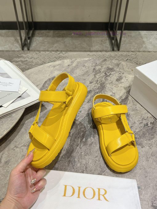 Classic upgrade with 2024 new color scheme Dior classic Velcro sandals and slippers series op52r05lk - Image 5