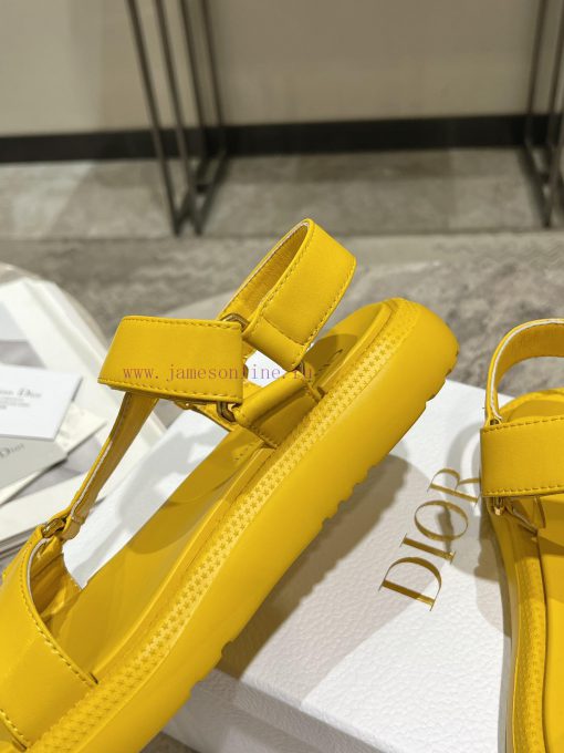 Classic upgrade with 2024 new color scheme Dior classic Velcro sandals and slippers series op52r05lk - Image 9
