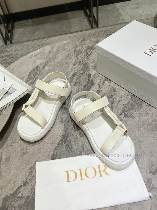 Classic upgrade with 2024 new color scheme Dior classic Velcro sandals and slippers series oxla6pzot - Image 3
