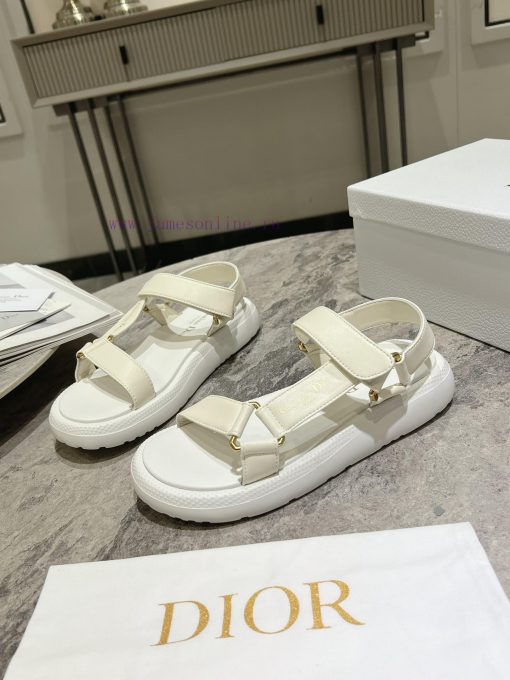 Classic upgrade with 2024 new color scheme Dior classic Velcro sandals and slippers series oxla6pzot - Image 4
