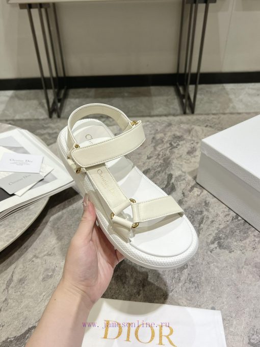 Classic upgrade with 2024 new color scheme Dior classic Velcro sandals and slippers series oxla6pzot - Image 7