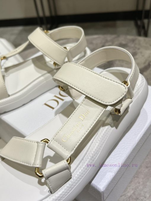 Classic upgrade with 2024 new color scheme Dior classic Velcro sandals and slippers series oxla6pzot - Image 8