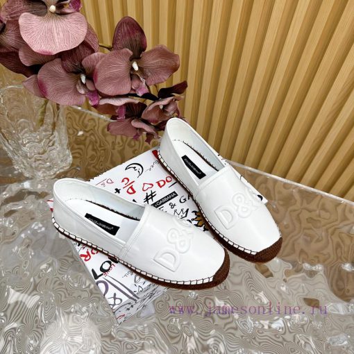 Dolce&Gabbana Banner embossed fisherman's shoes——————————The style of D&G hemp bottom fishin032u9v09