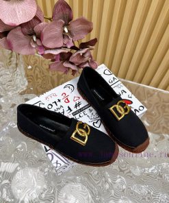 Dolce&Gabbana Banner embossed fisherman's shoes——————————The style of D&G hemp bottom fishin6yv3bjc0