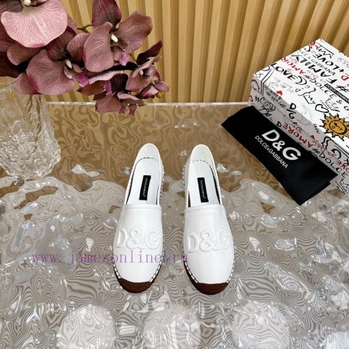 Dolce&Gabbana Banner embossed fisherman's shoes——————————The style of D&G hemp bottom fishin032u9v09 - Image 7