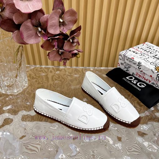 Dolce&Gabbana Banner embossed fisherman's shoes——————————The style of D&G hemp bottom fishin032u9v09 - Image 8