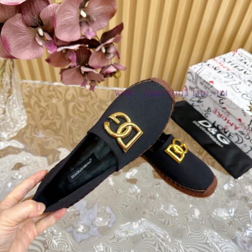 Dolce&Gabbana Banner embossed fisherman's shoes——————————The style of D&G hemp bottom fishin6yv3bjc0 - Image 8