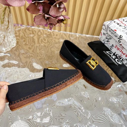 Dolce&Gabbana Banner embossed fisherman's shoes——————————The style of D&G hemp bottom fishin6yv3bjc0 - Image 9