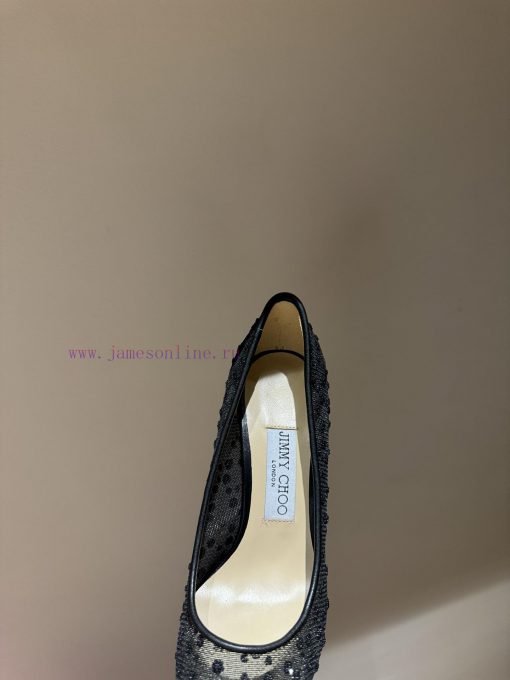 The mostIn early spring 2024, Jimmy Choo released rhinestone pointed slippers for Jimmy Weekuzgs4834 - Image 6