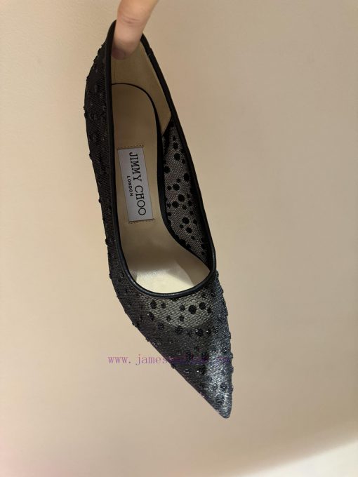 The mostIn early spring 2024, Jimmy Choo released rhinestone pointed slippers for Jimmy Weekuzgs4834 - Image 9