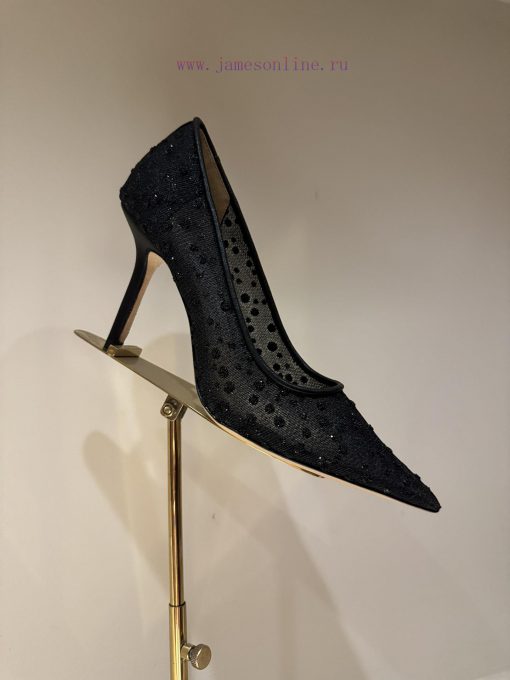 The mostIn early spring 2024, Jimmy Choo released rhinestone pointed slippers for Jimmy Weekuzgs4834 - Image 11