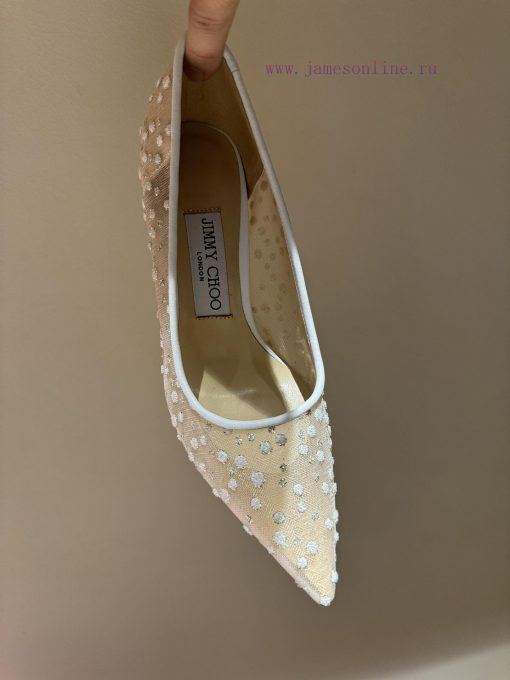 The mostIn early spring 2024, Jimmy Choo released rhinestone pointed slippers for Jimmy Weekspyi9pqz - Image 8