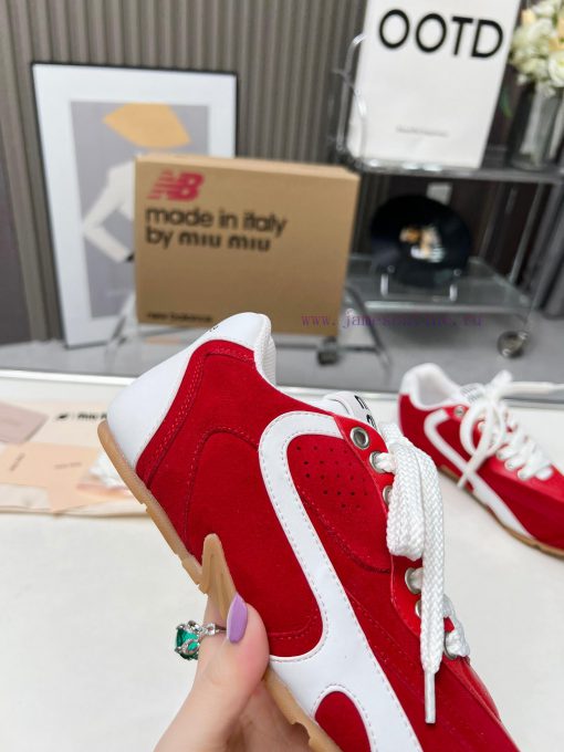 Couple MiuMiu Miu x New Balance NB530 casual sports shoes Forrest Gump shoes DeXun shoesOrig4vbcsipc - Image 4